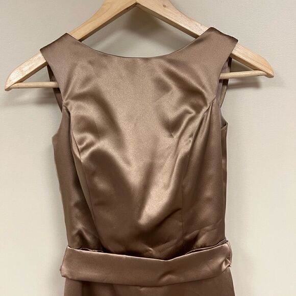 Dressy Collection by Vivian Diamond bronze dress size 0 - Picture 2 of 7